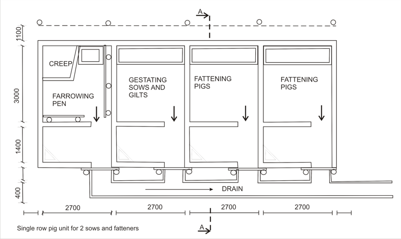 Livestock Kenya Pig Housing Plans For Small Scale Farmers