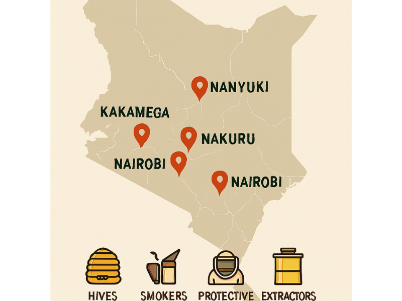 Bee hives and equipment suppliers in Kenya